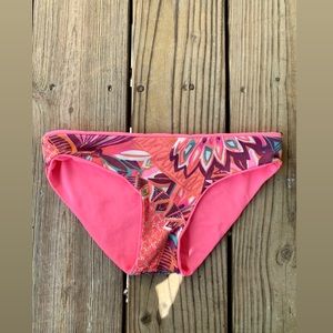 Maaji Reversible Pink Bikini Bottoms - S